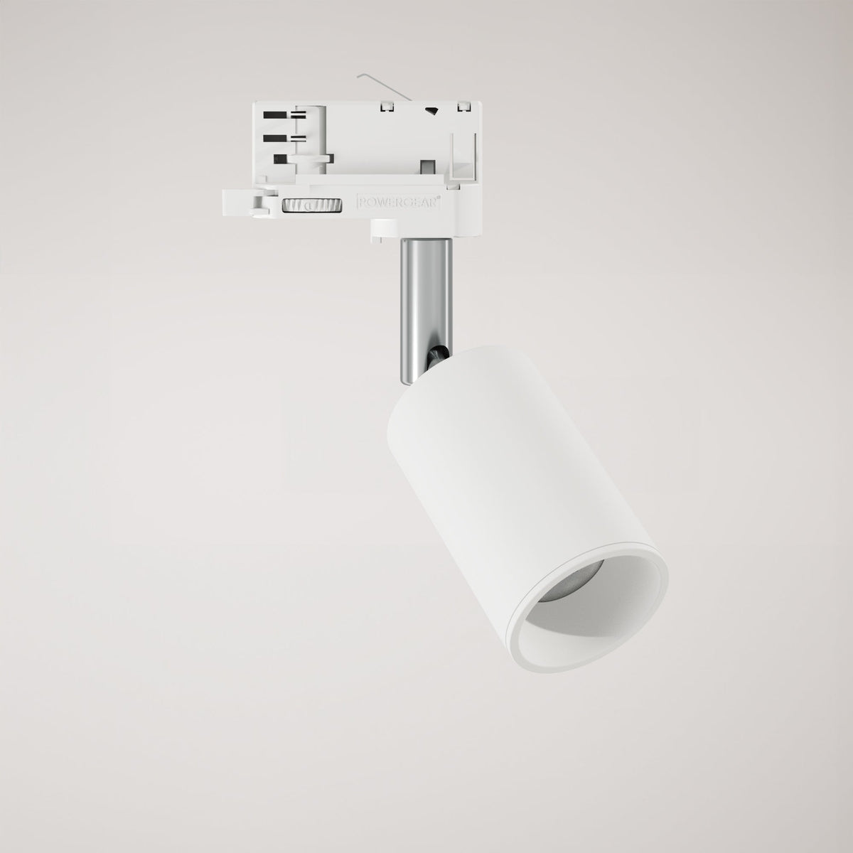 Faretto orientabile Bispot per sistema a binario - Bianco opaco - Creative Cables