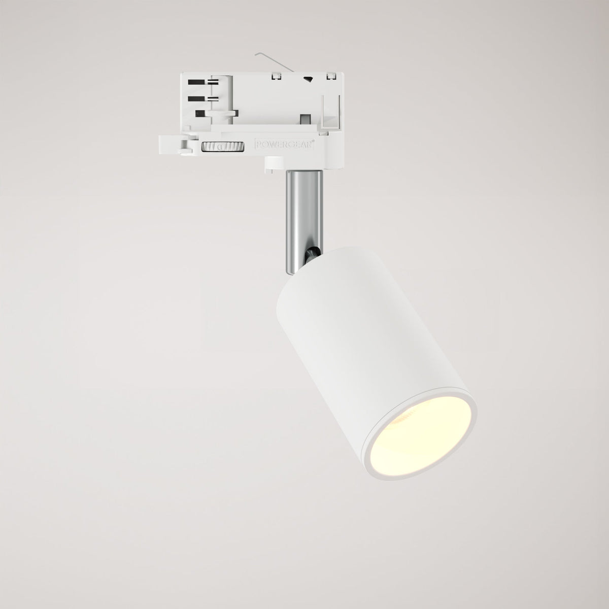 Faretto orientabile Bispot per sistema a binario - Bianco opaco - Creative Cables