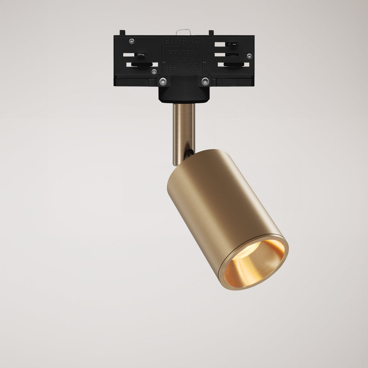 Faretto orientabile Bispot per sistema a binario - Bronzo satinato - Creative Cables