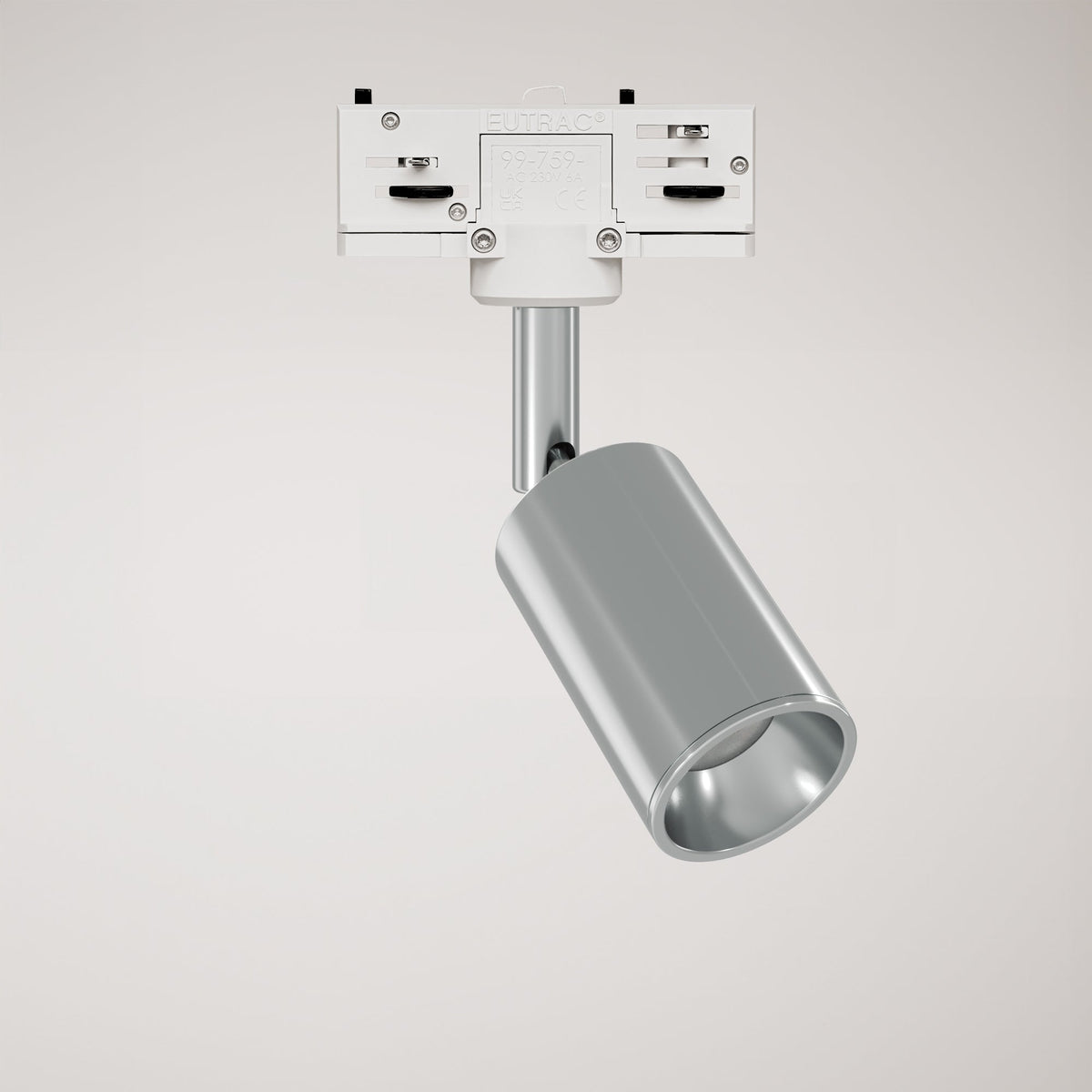 Faretto orientabile Bispot per sistema a binario - Cromo - Creative Cables