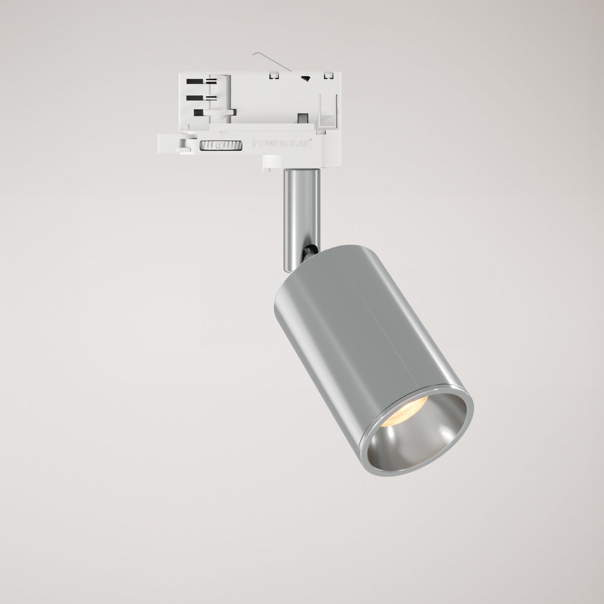 Faretto orientabile Bispot per sistema a binario - Cromo - Creative Cables
