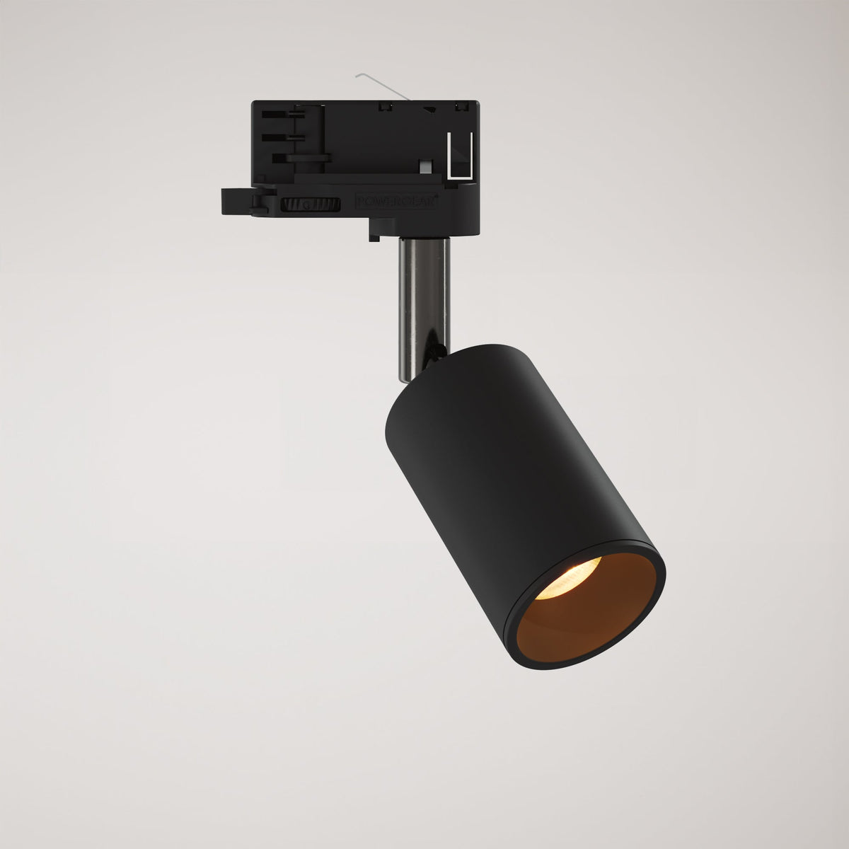 Faretto orientabile Bispot per sistema a binario - Nero - Creative Cables