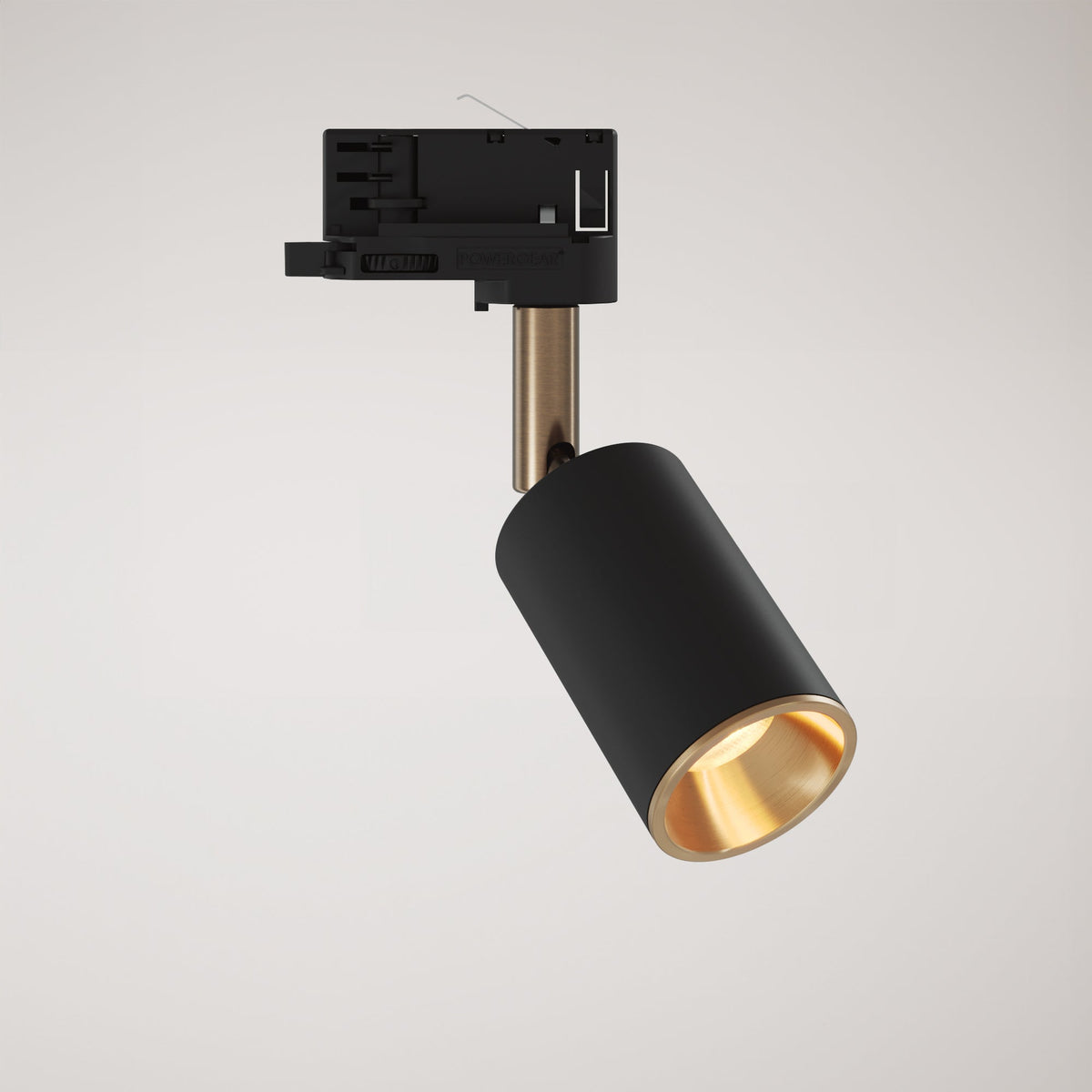 Faretto orientabile Bispot per sistema a binario - Nero / Bronzo satinato - Creative Cables