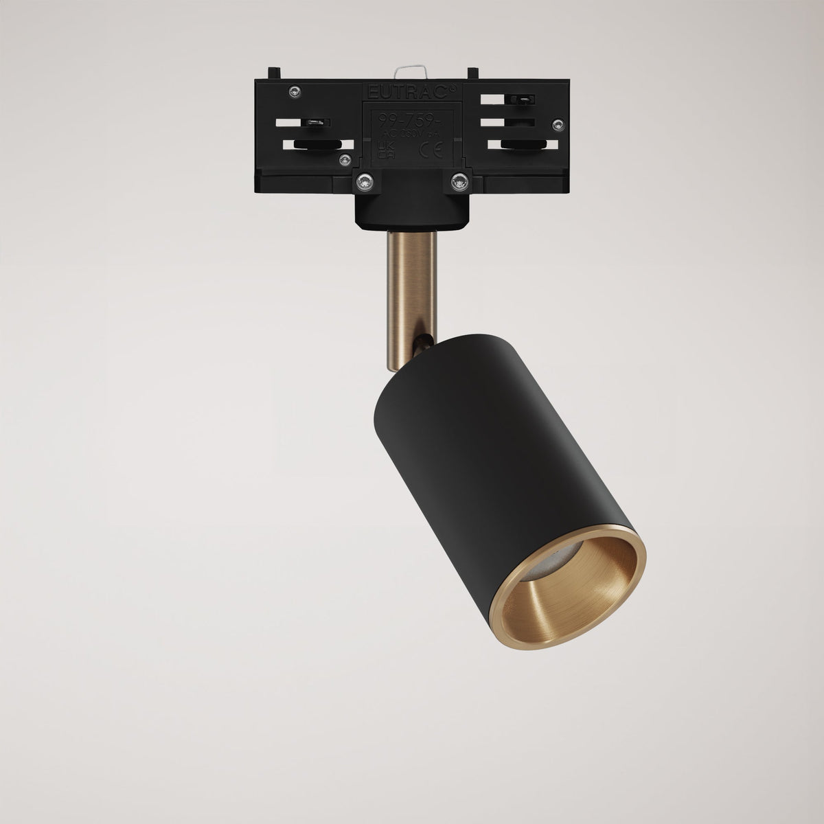 Faretto orientabile Bispot per sistema a binario - Nero / Bronzo satinato - Creative Cables