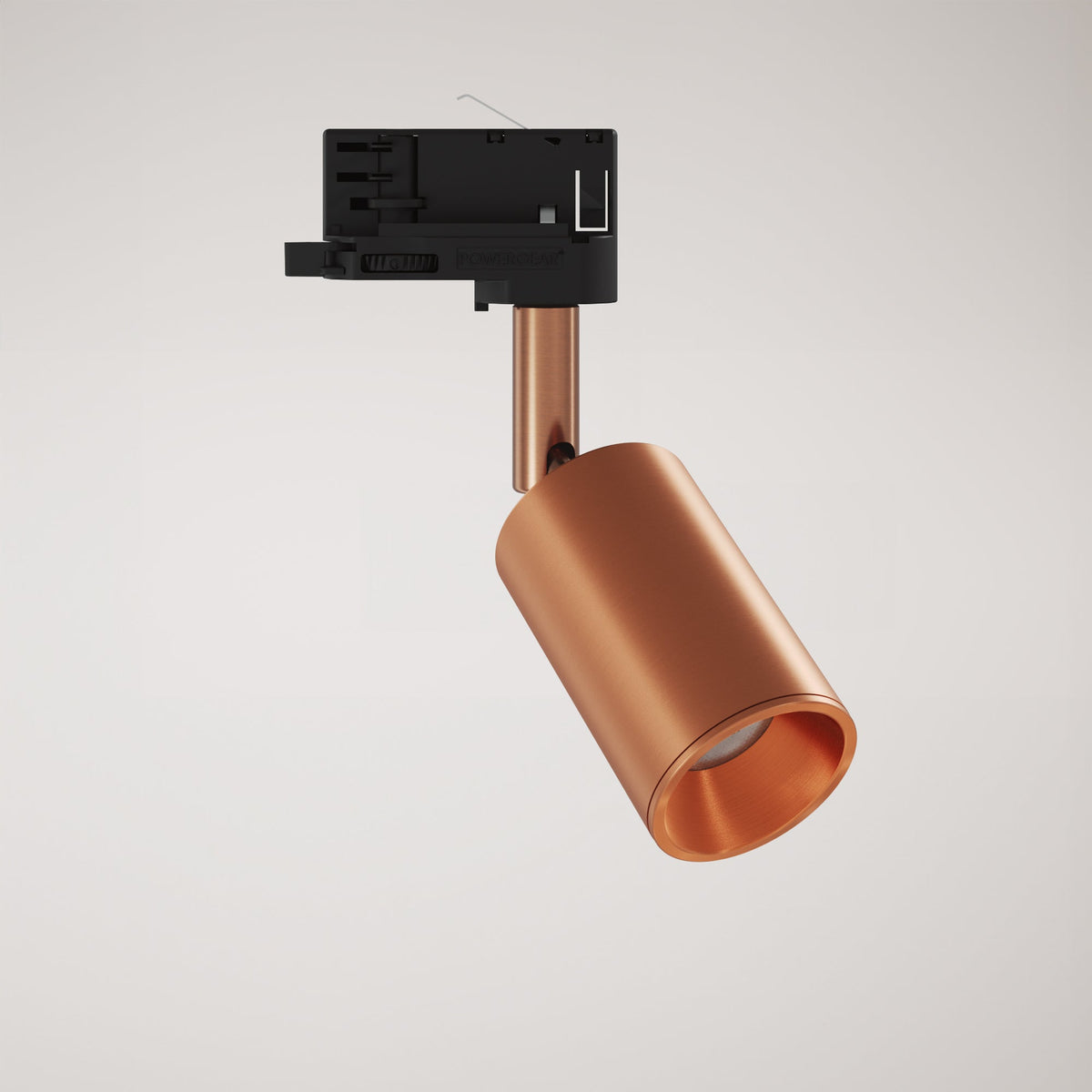 Faretto orientabile Bispot per sistema a binario - Rame satinato - Creative Cables
