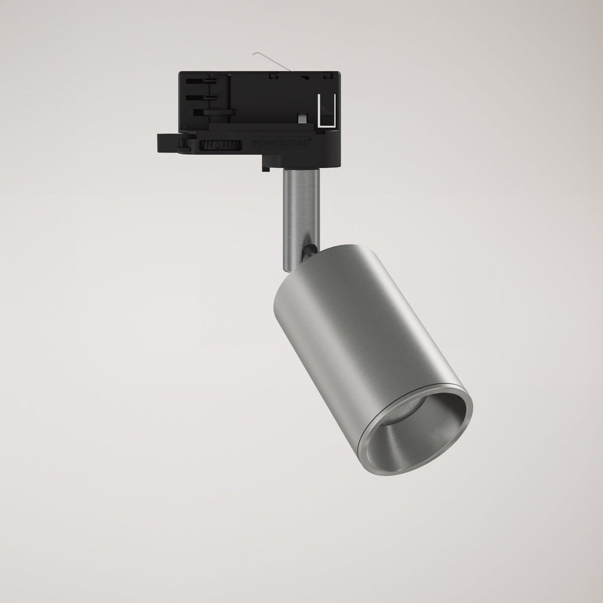 Faretto orientabile Bispot per sistema a binario - Titanio satinato - Creative Cables