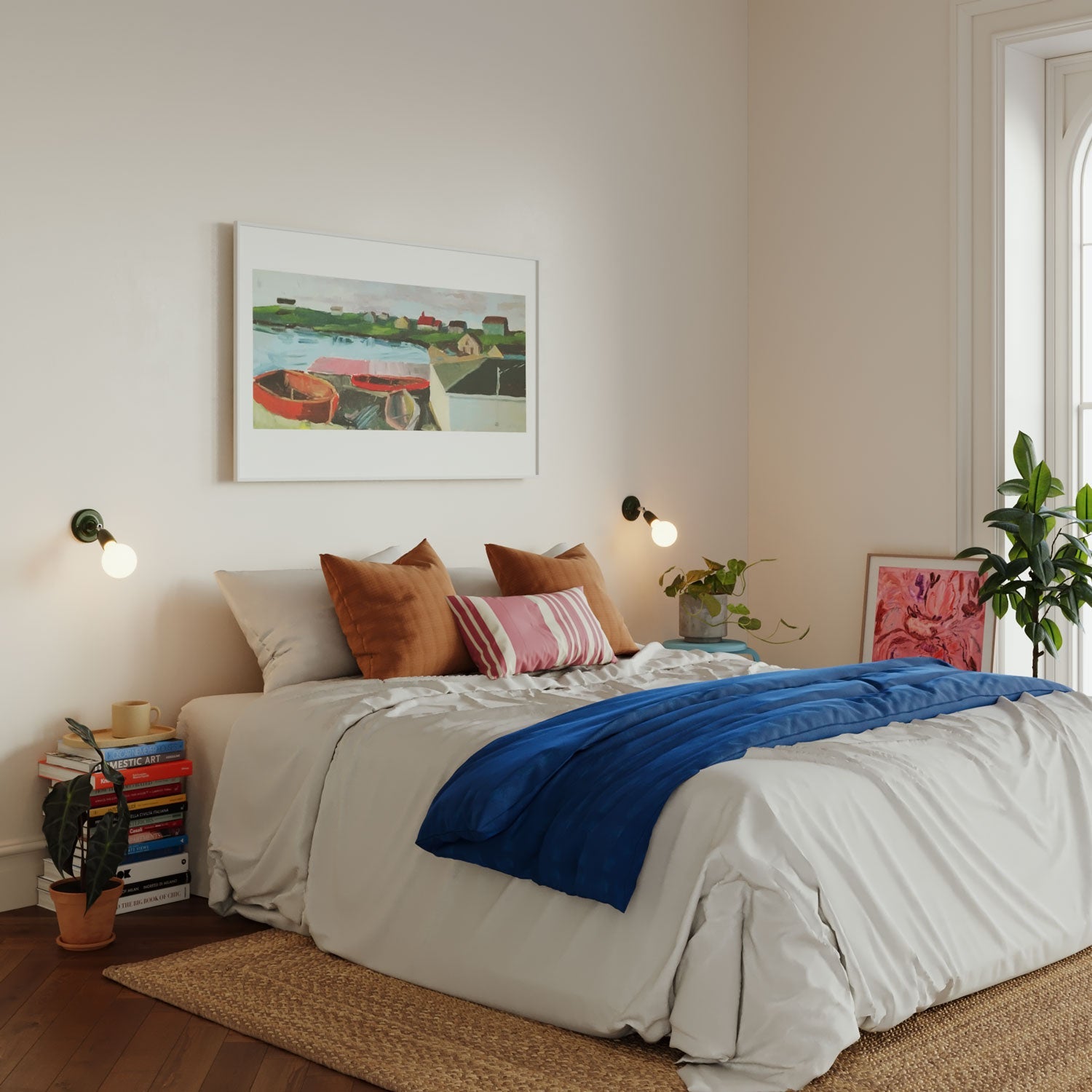 Fermaluce 90° Color, il punto luce orientabile in porcellana da parete o soffitto - Verde