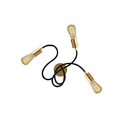 Flex 60 lampada da parete o soffitto snodabile a luce diffusa con lampadina LED ST64 - Bronzo satinato