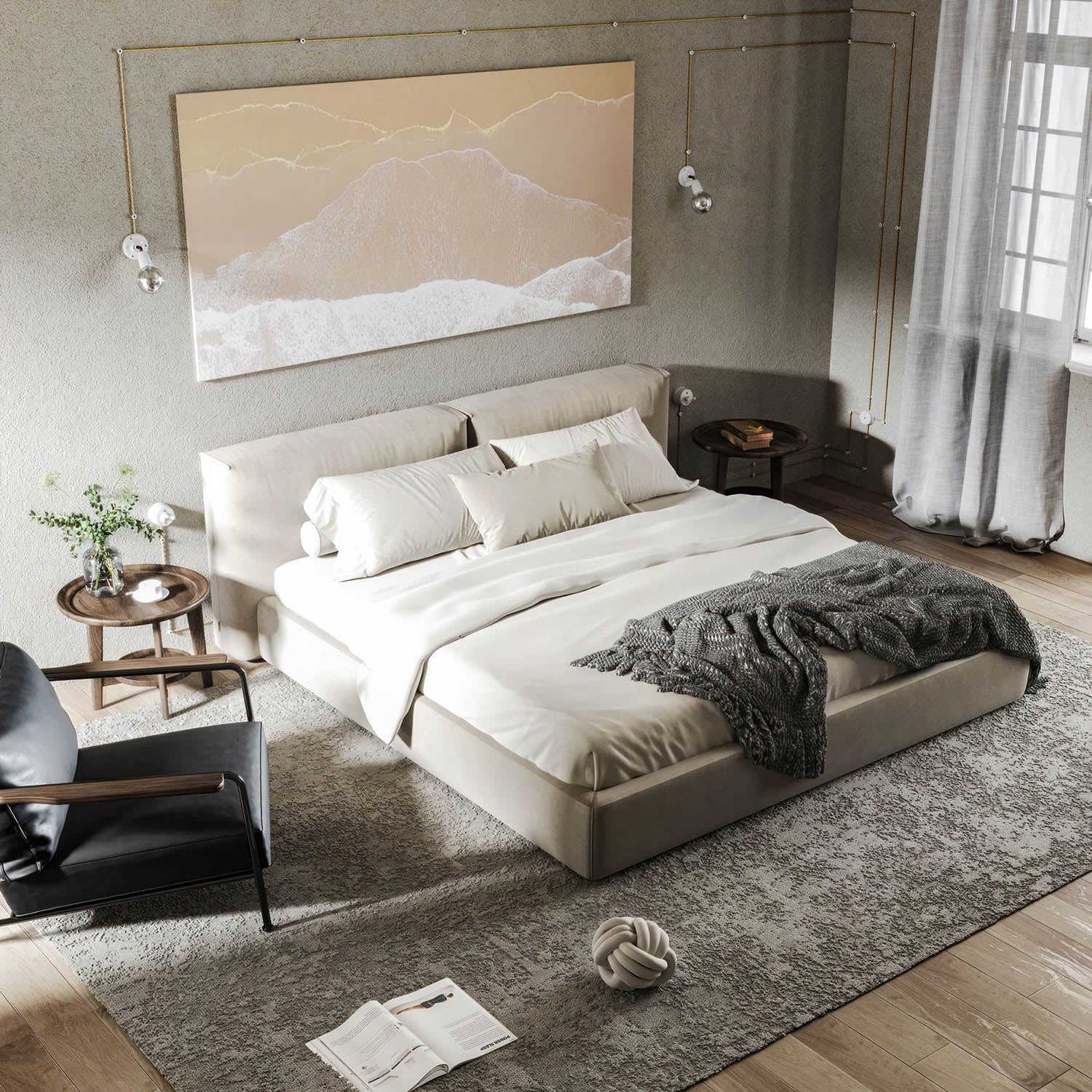 Interruttore/Deviatore in porcellana bianco con manopola - Creative Cables