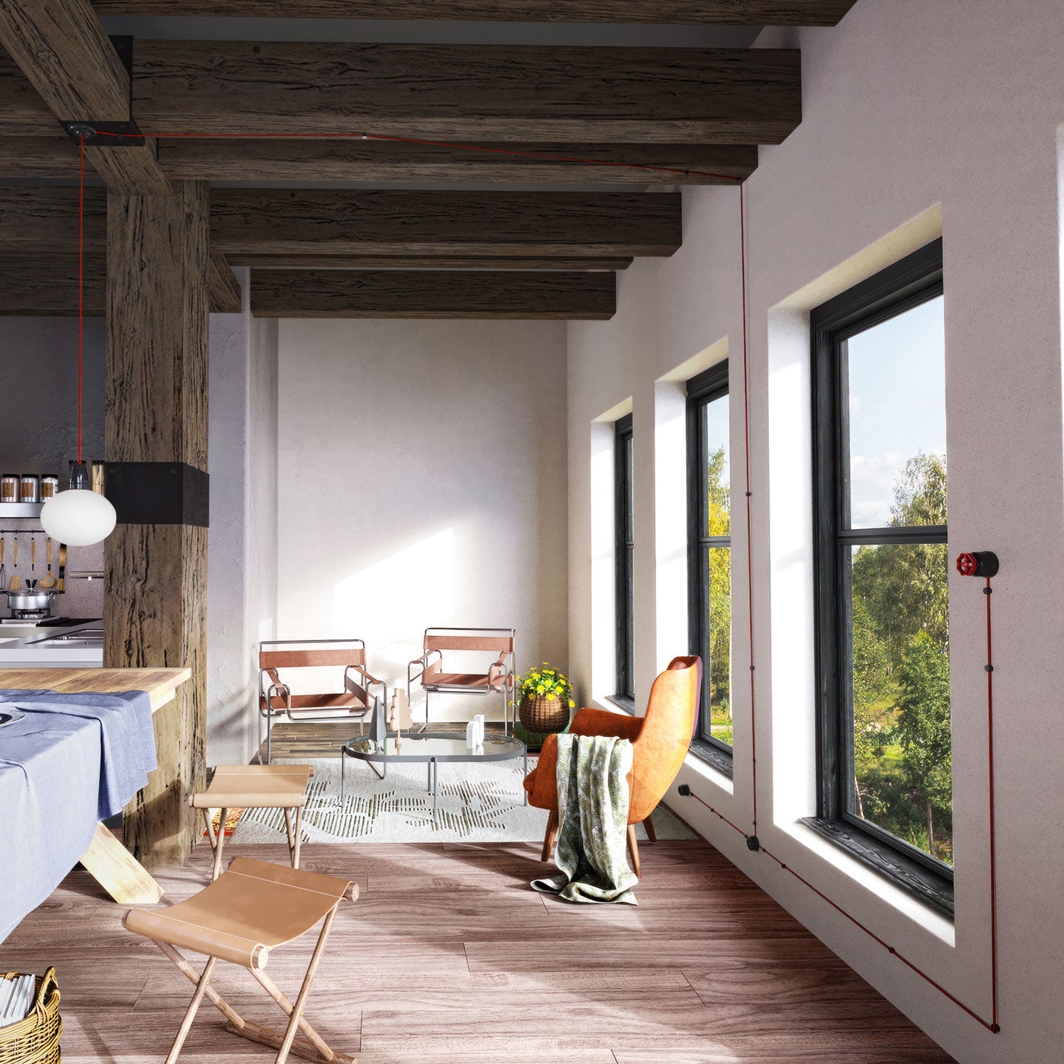 Interruttore/Deviatore in porcellana bianco con manopola - Creative Cables