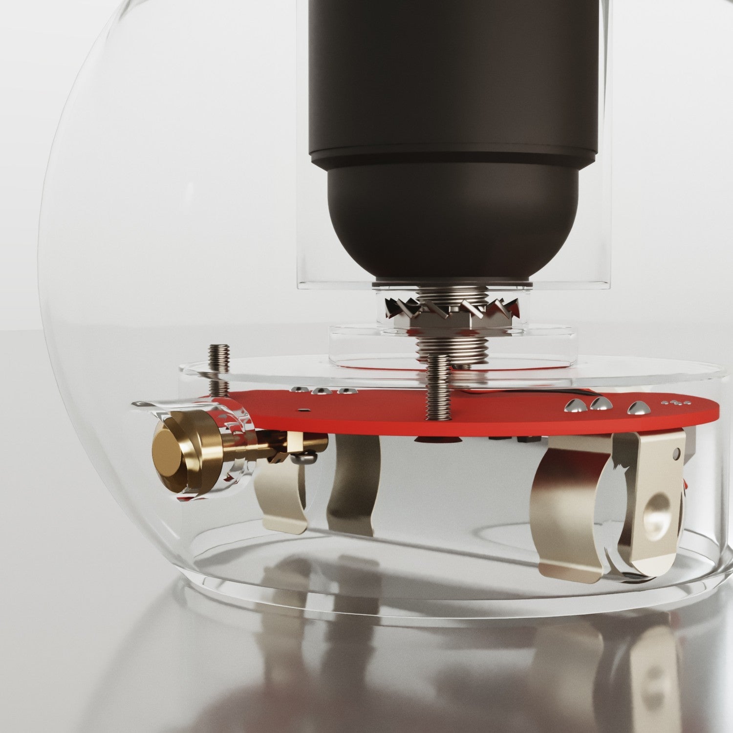 Kit elettronico per lampade a batteria 5V USB-C con portalampada E27 liscio - Nero