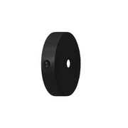 Kit mini rosone cilindrico in metallo con interruttore - Nero