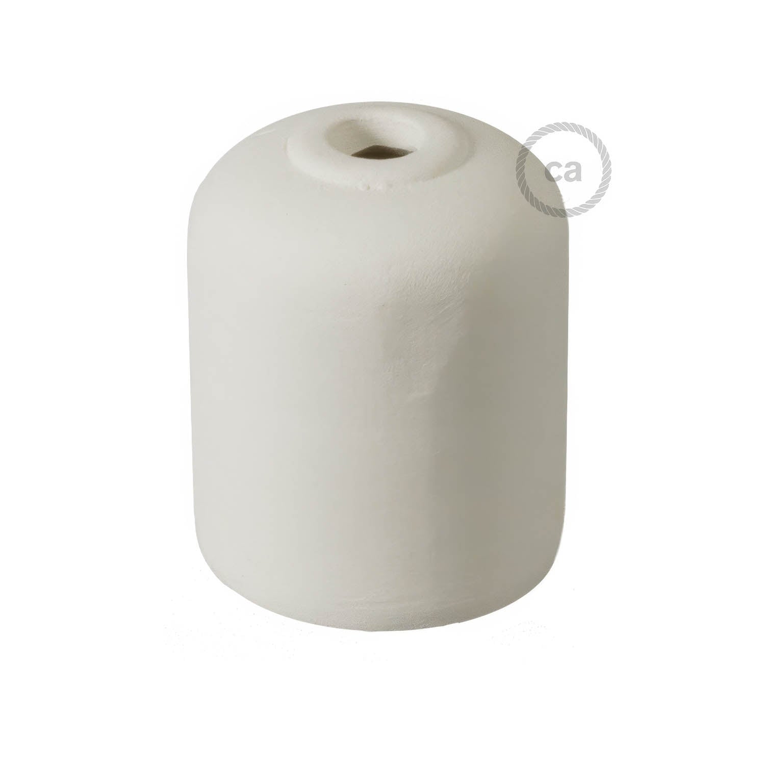 Kit portalampada E27 in ceramica - Biscotto
