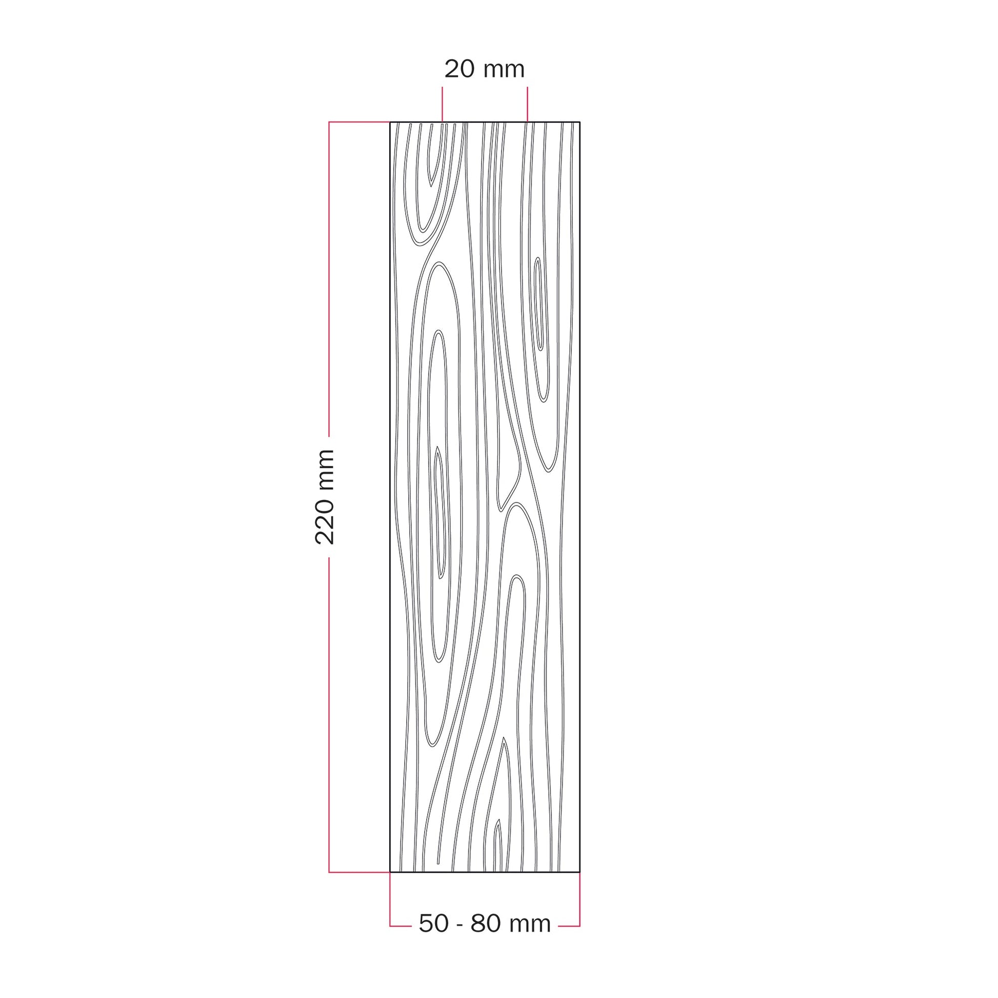 Kit portalampada E27 in corteccia versione Large - Corteccia