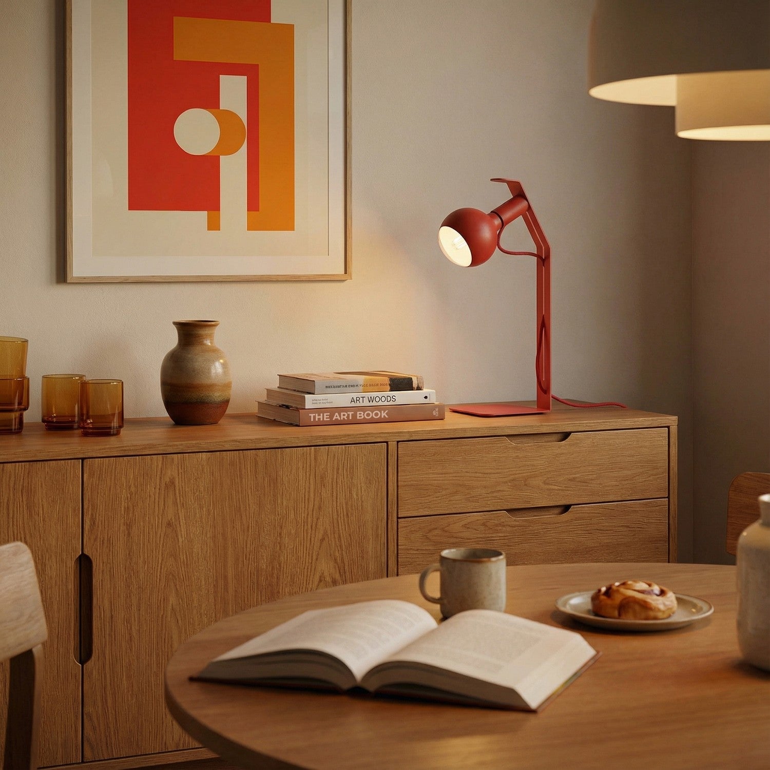 Koso Lucia - Lampada da tavolo - Rosso