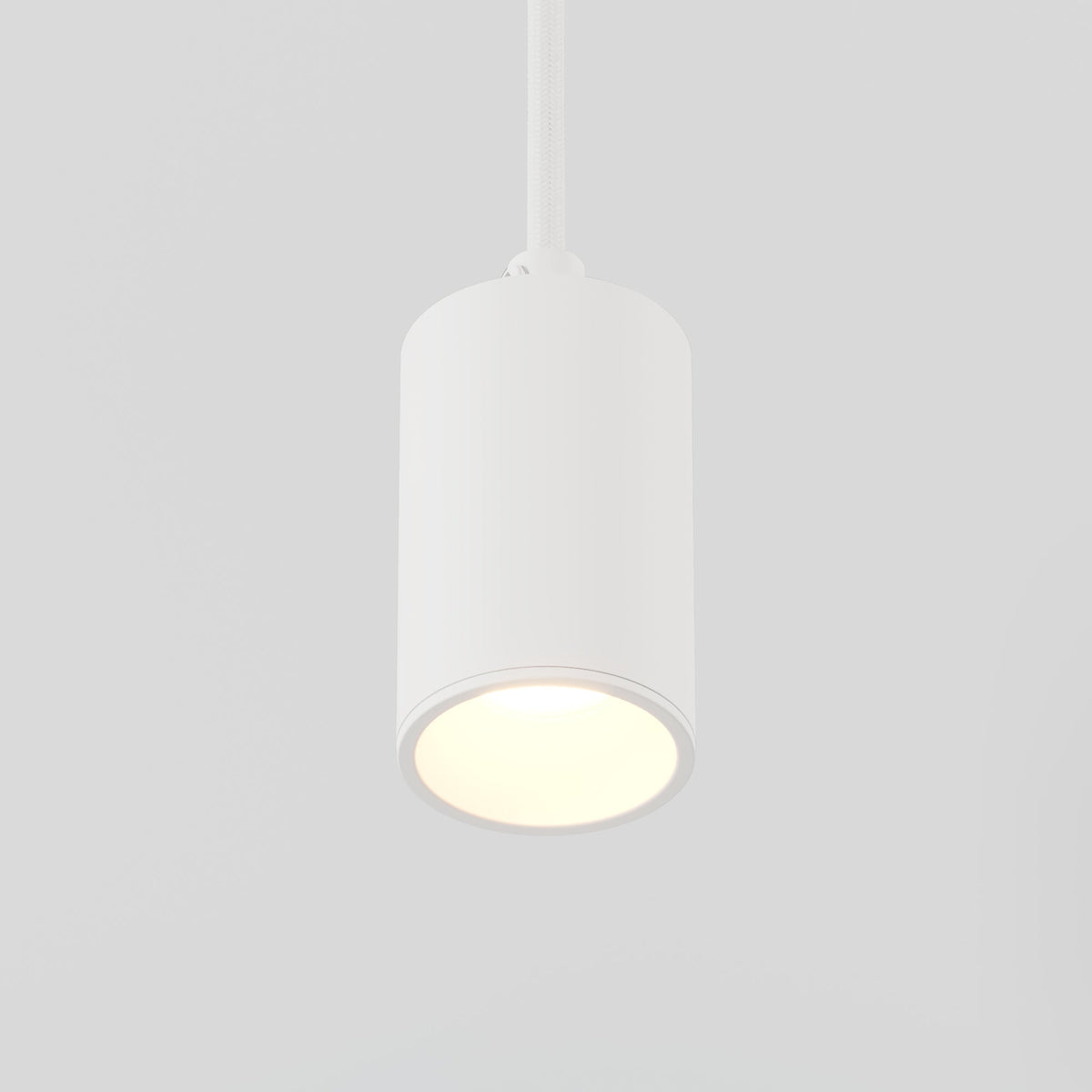Lampada a sospensione con 4 faretti GU10 Bispot - Bianco - Creative Cables