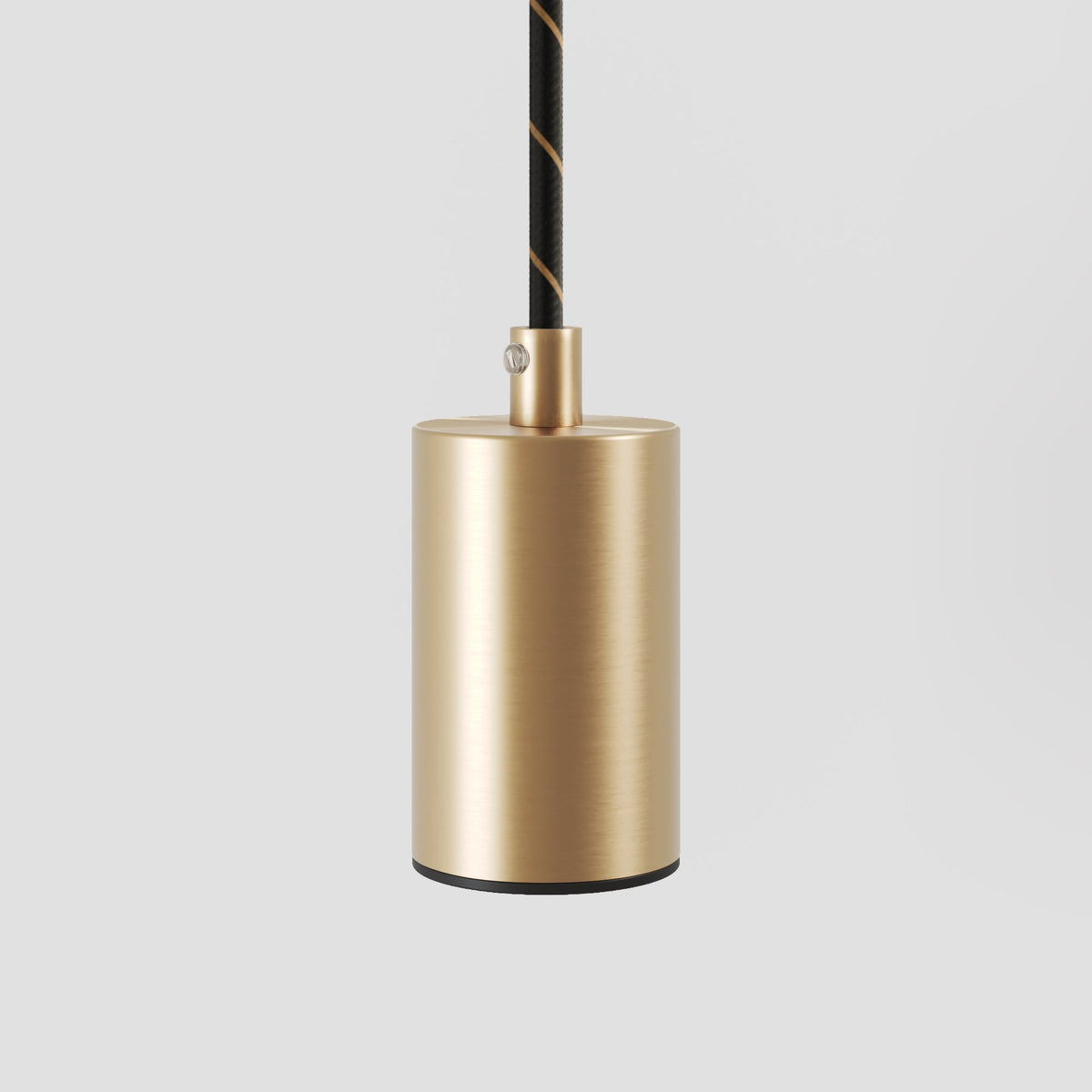 Lampada a sospensione con faretto GU10 Bispot - Bronzo satinato / Nero - Creative Cables