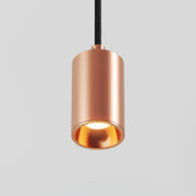 Lampada a sospensione con faretto GU10 Bispot - Rame satinato - Creative Cables