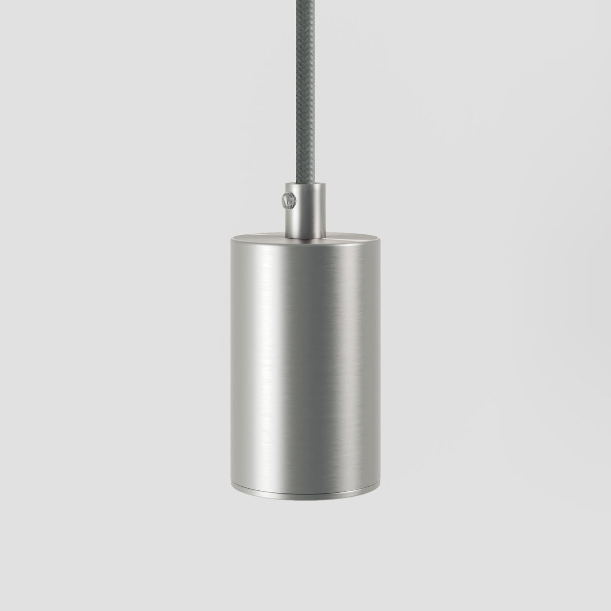 Lampada a sospensione con faretto GU10 Bispot - Titanio satinato - Creative Cables