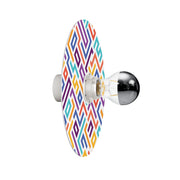 Lampada da parete o soffitto con paralume a disegni geometrici 'Kaleidoscope' Geometria 2 - Waterproof IP44