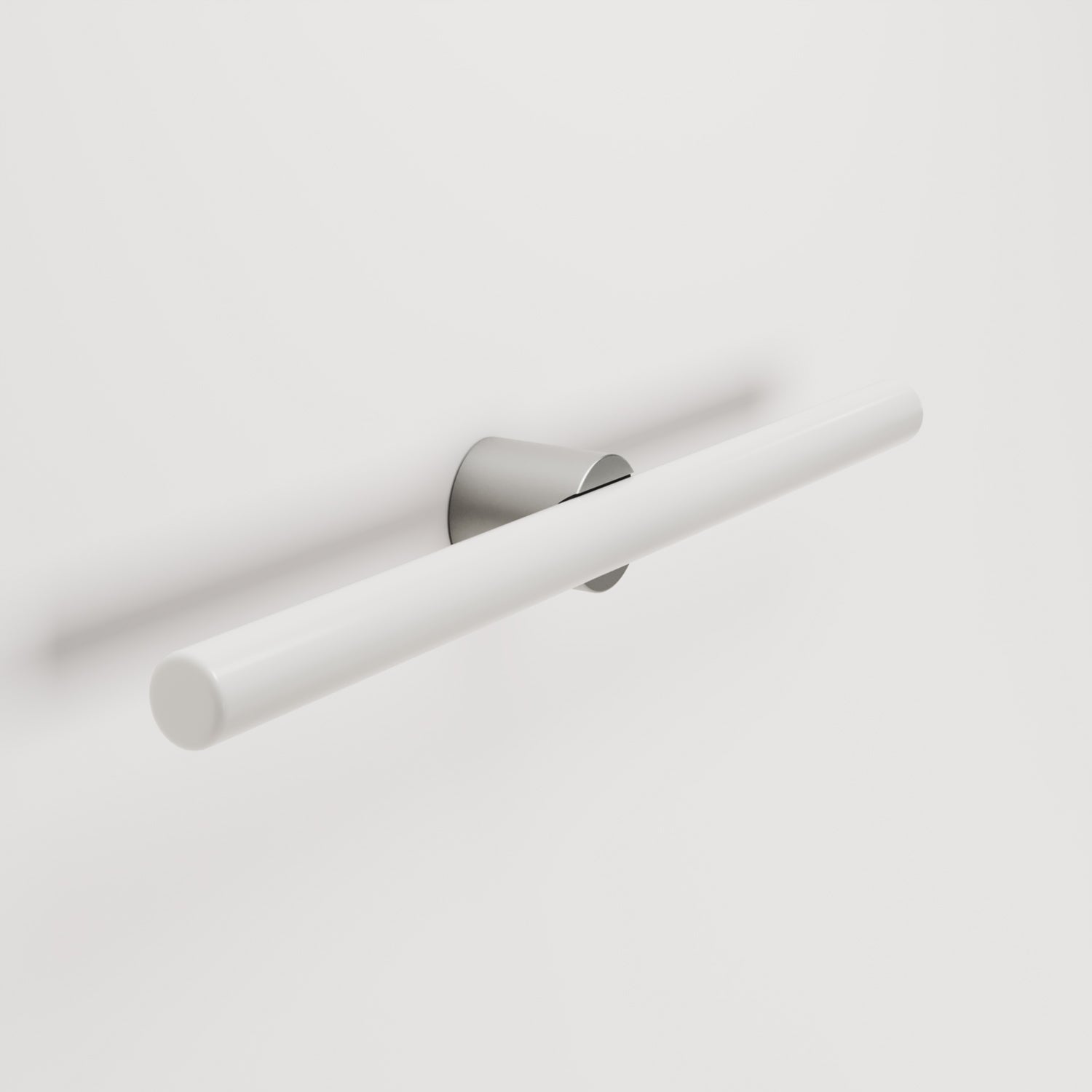 Lampada in metallo da parete o soffitto con lampadina LED lineare S14d - Titanio satinato