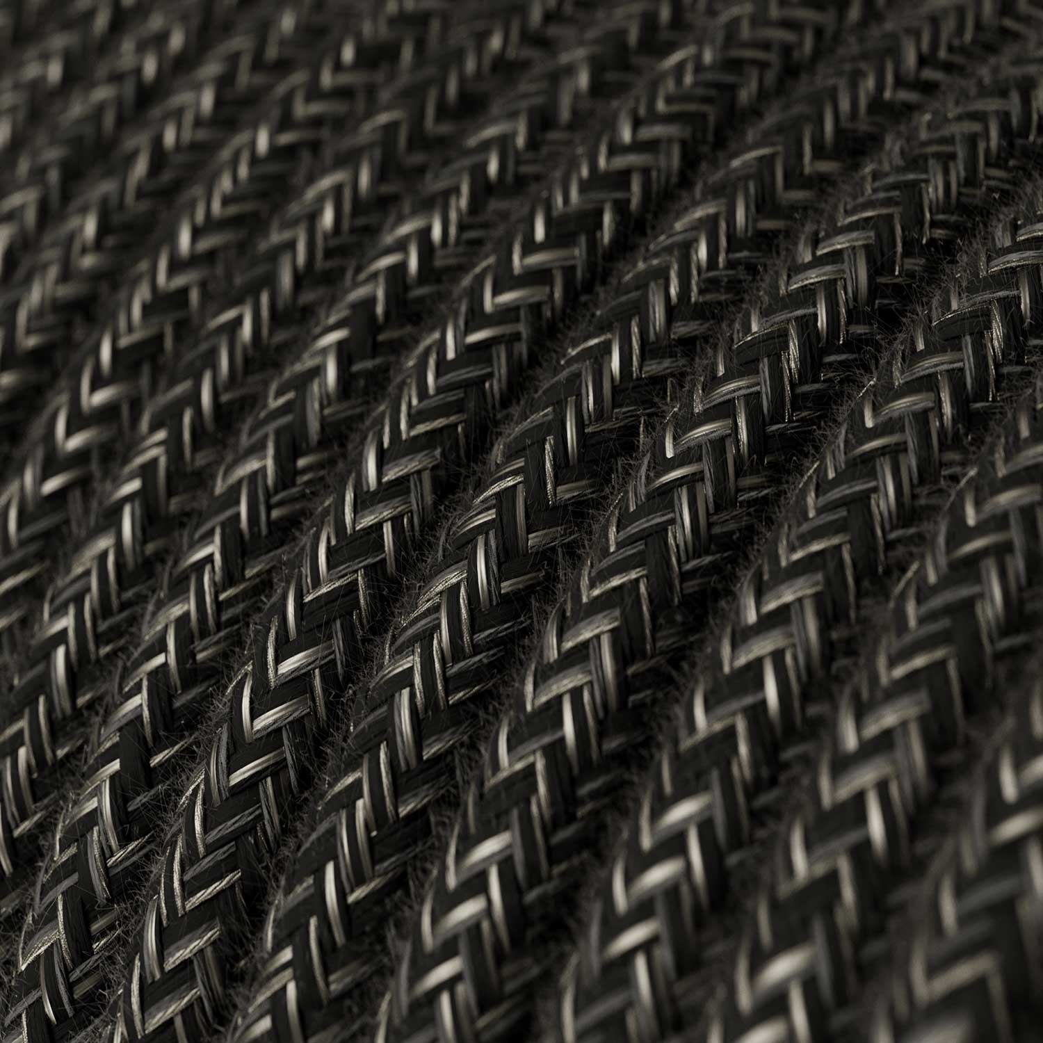 Lampadario 2 Cage a 4 cadute Bona Pastel - Nero perla