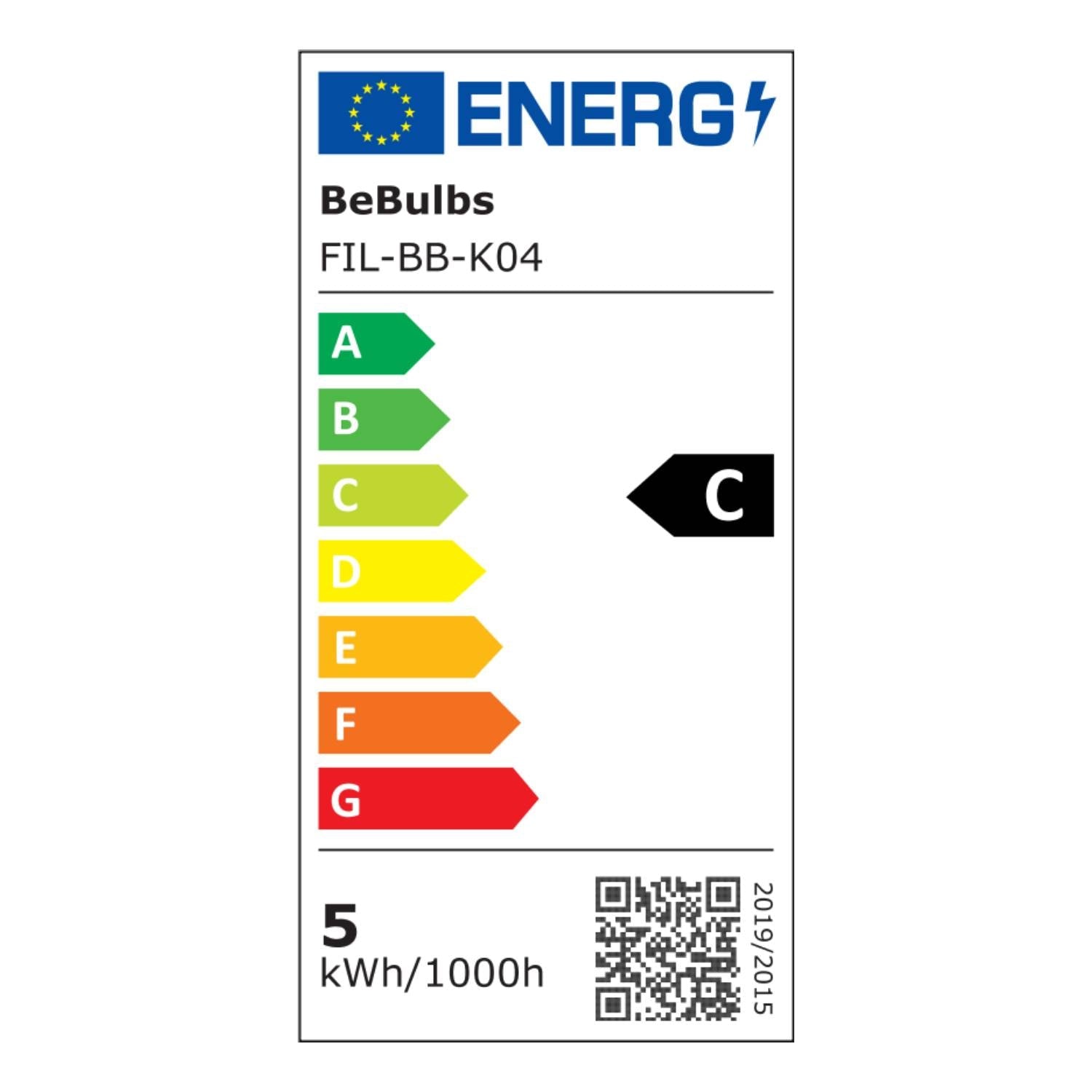 Lampadina LED Sofia G125 4,8W 806Lm E27 2700K Dimmerabile - Giallo