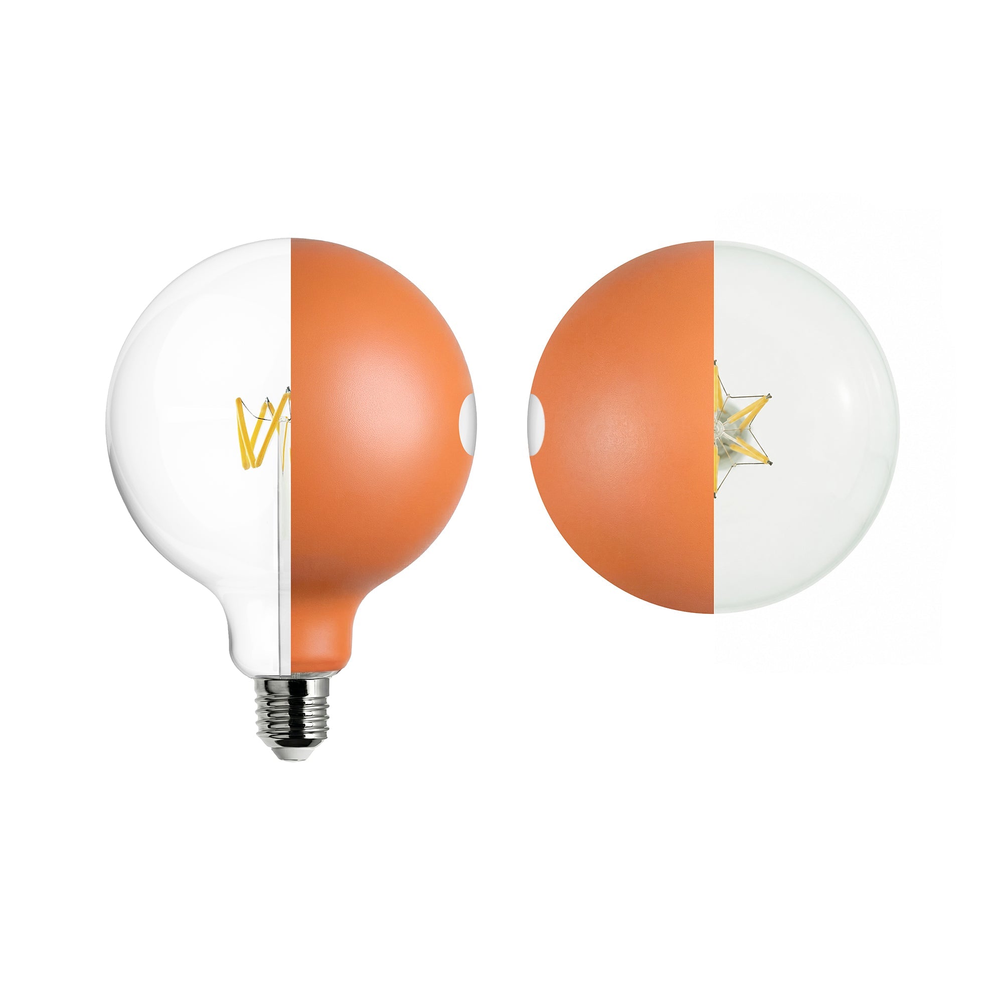 Lampadina LED Talia G125 4,8W 806Lm E27 2700K Dimmerabile - Arancione - Creative Cables