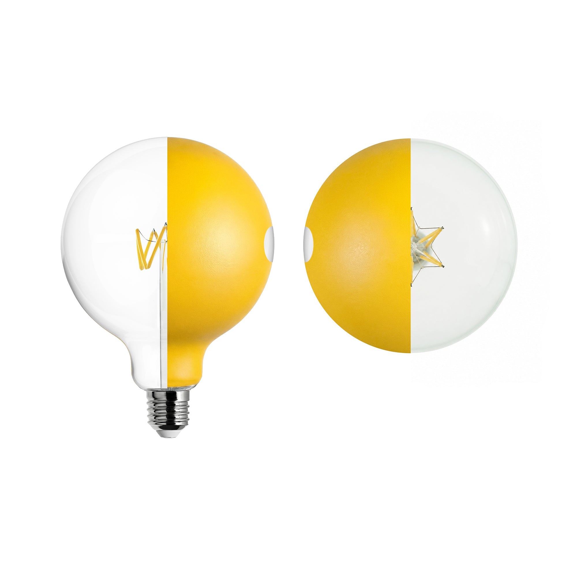 Lampadina LED Talia G125 4,8W 806Lm E27 2700K Dimmerabile - Giallo - Creative Cables