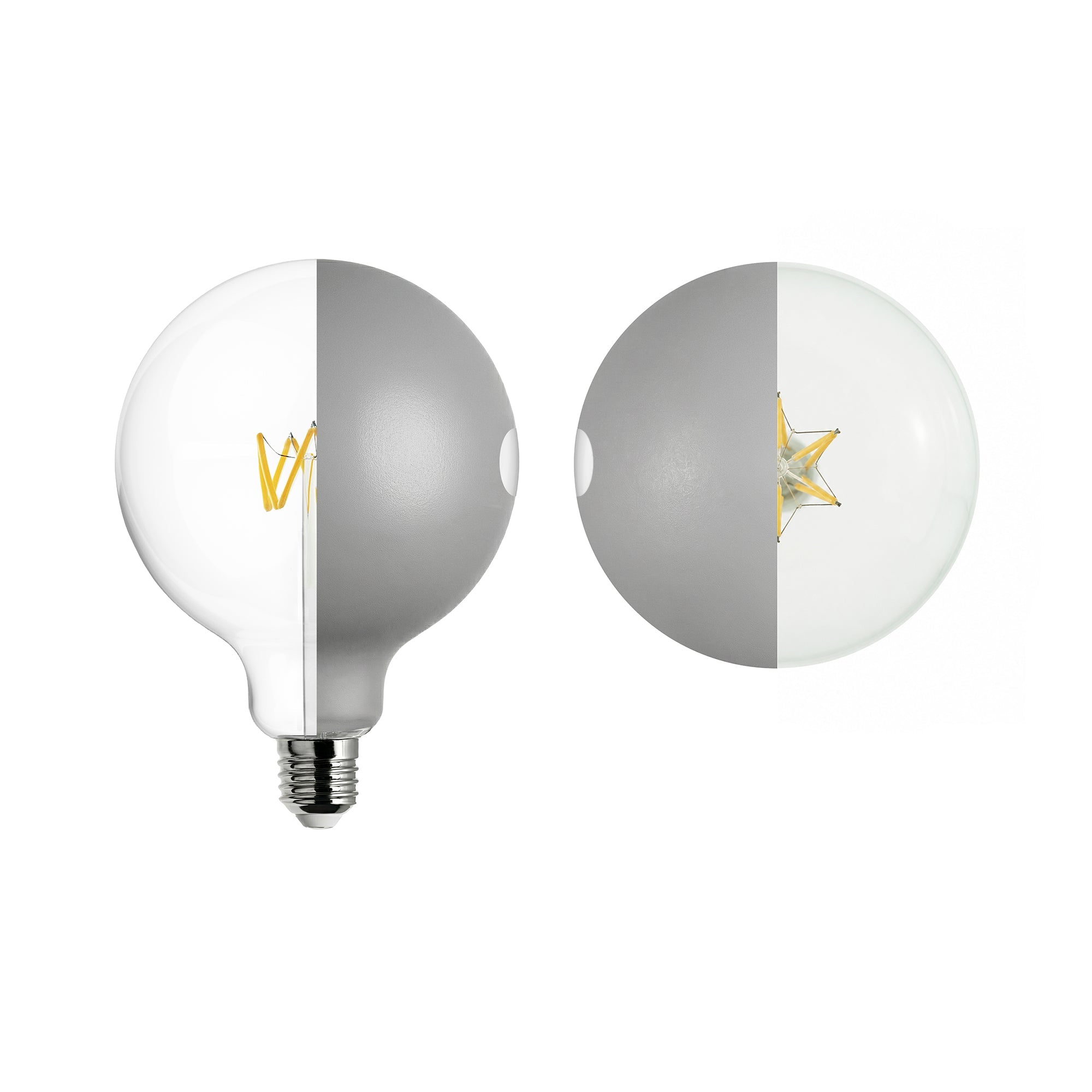 Lampadina LED Talia G125 4,8W 806Lm E27 2700K Dimmerabile - Grigio - Creative Cables