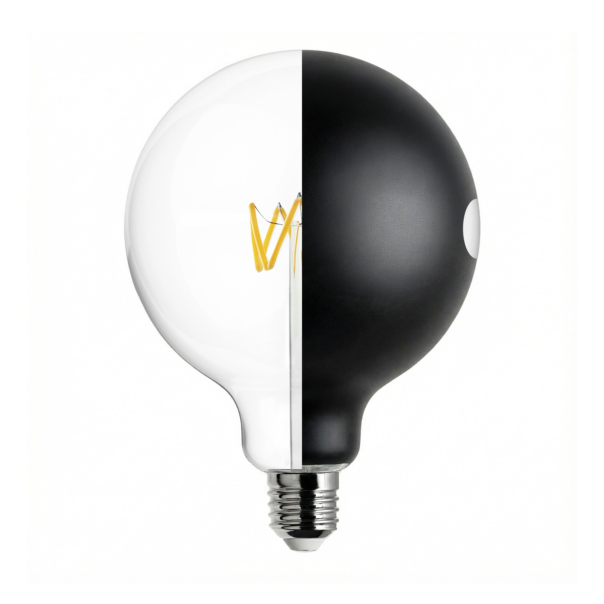 Lampadina LED Talia G125 4,8W 806Lm E27 2700K Dimmerabile - Nero - Creative Cables
