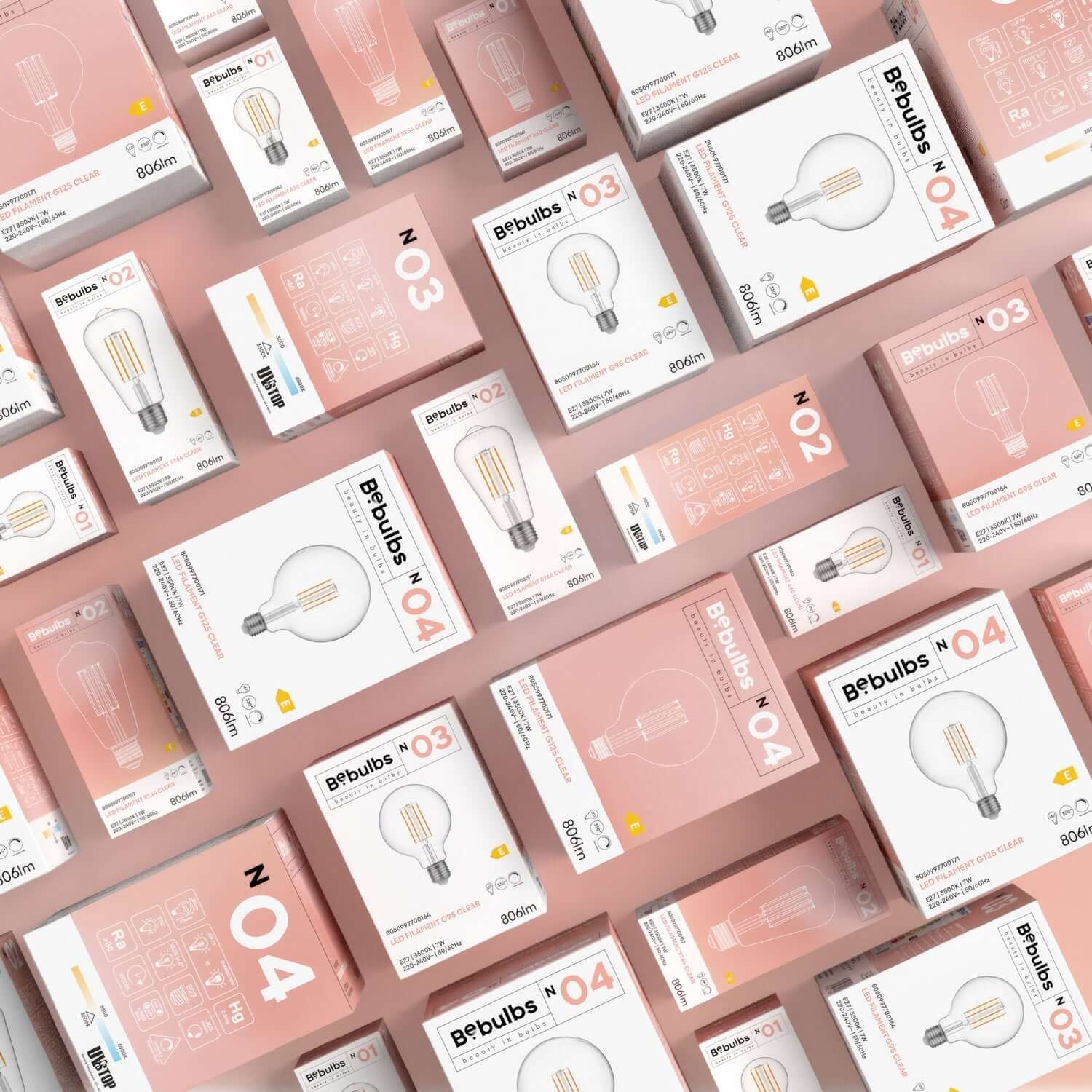 Lampadina LED Trasparente Globo G95 7W 806Lm E27 3500K Dimmerabile - N03 - Creative Cables