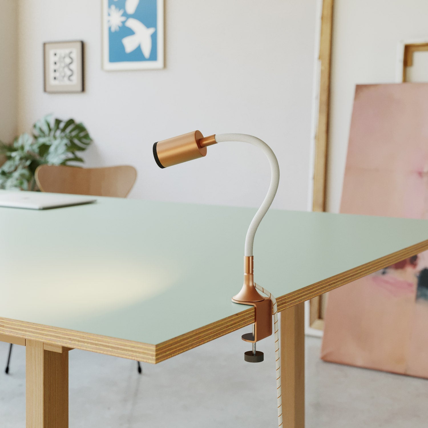 Morsetto da tavolo MAG-Y - Rame satinato