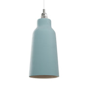 Paralume Bottiglia in ceramica per lampadario - Azzurro / Bianco