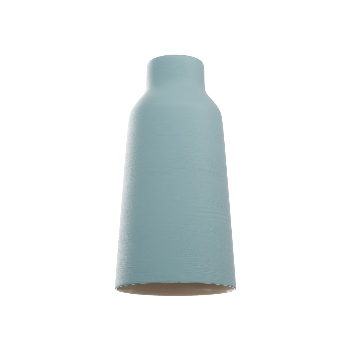 Paralume Bottiglia in ceramica per lampadario - Azzurro / Bianco