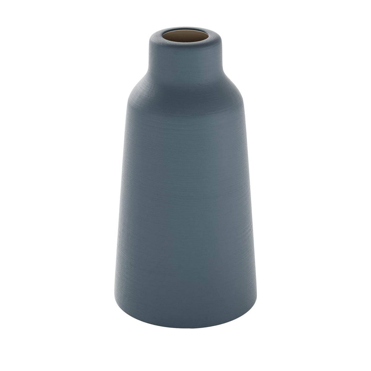 Paralume Bottiglia in ceramica per lampadario - Petrolio / Bianco