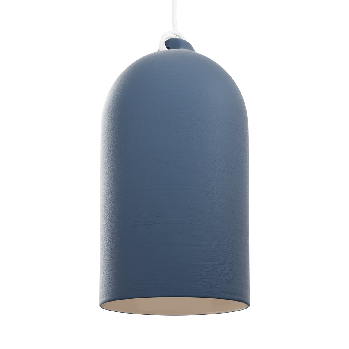 Paralume Campana XL in ceramica per lampadario - Avion / Bianco