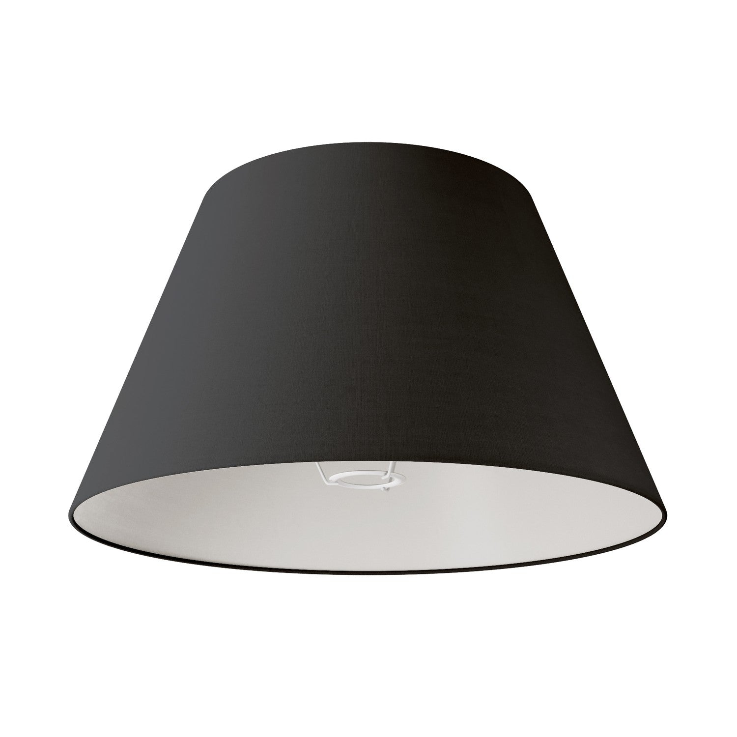 Paralume Impero L per lampada da tavolo o applique con attacco E27 - Made in Italy - Teletta Antracite