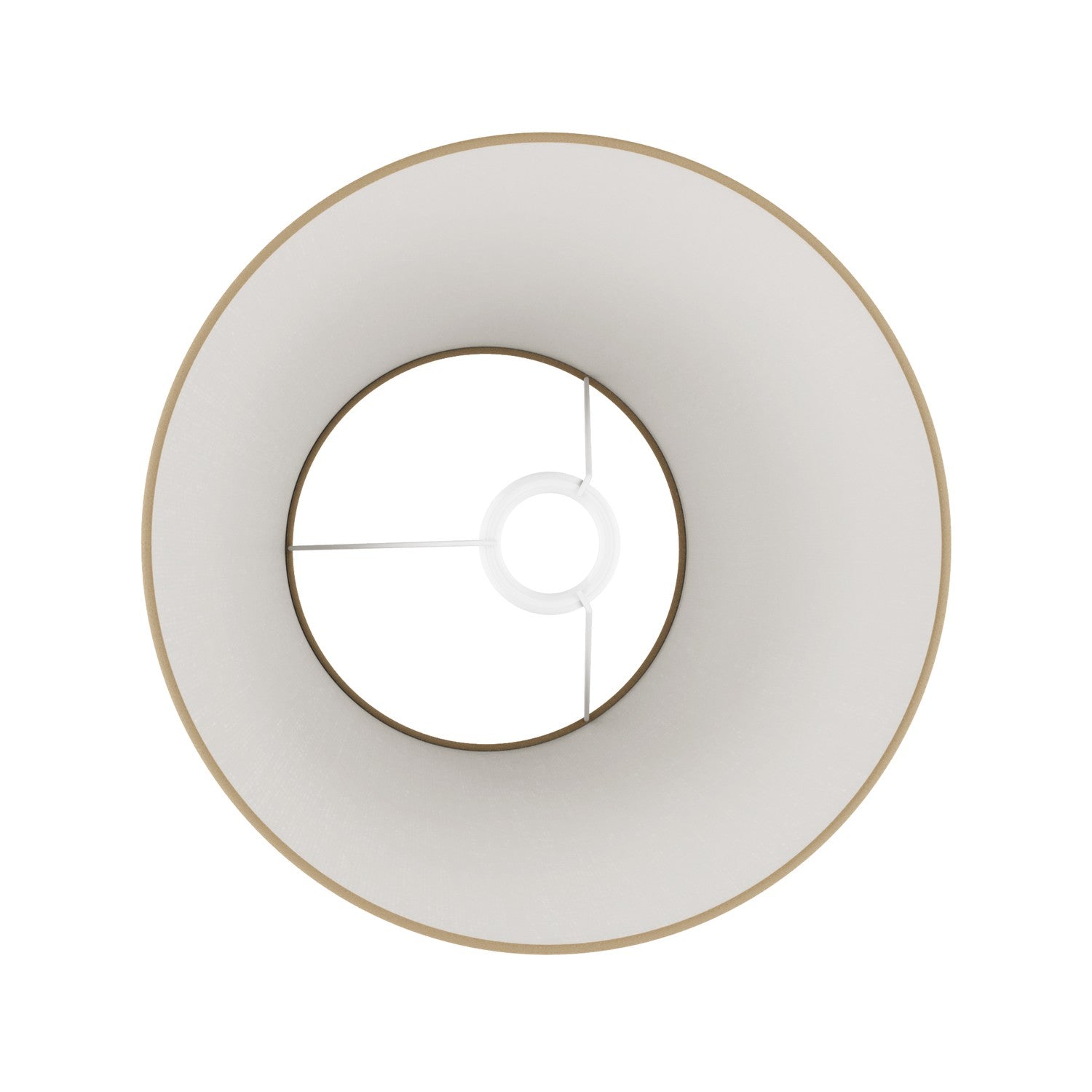 Paralume Impero M in tessuto per lampada da tavolo o applique con attacco E27 - Made in Italy - Juta naturale