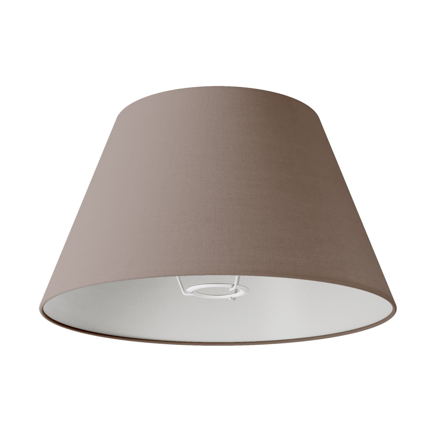 Paralume Impero M in tessuto per lampada da terra con attacco E27 - Made in Italy - Arenal Cenere - Creative Cables