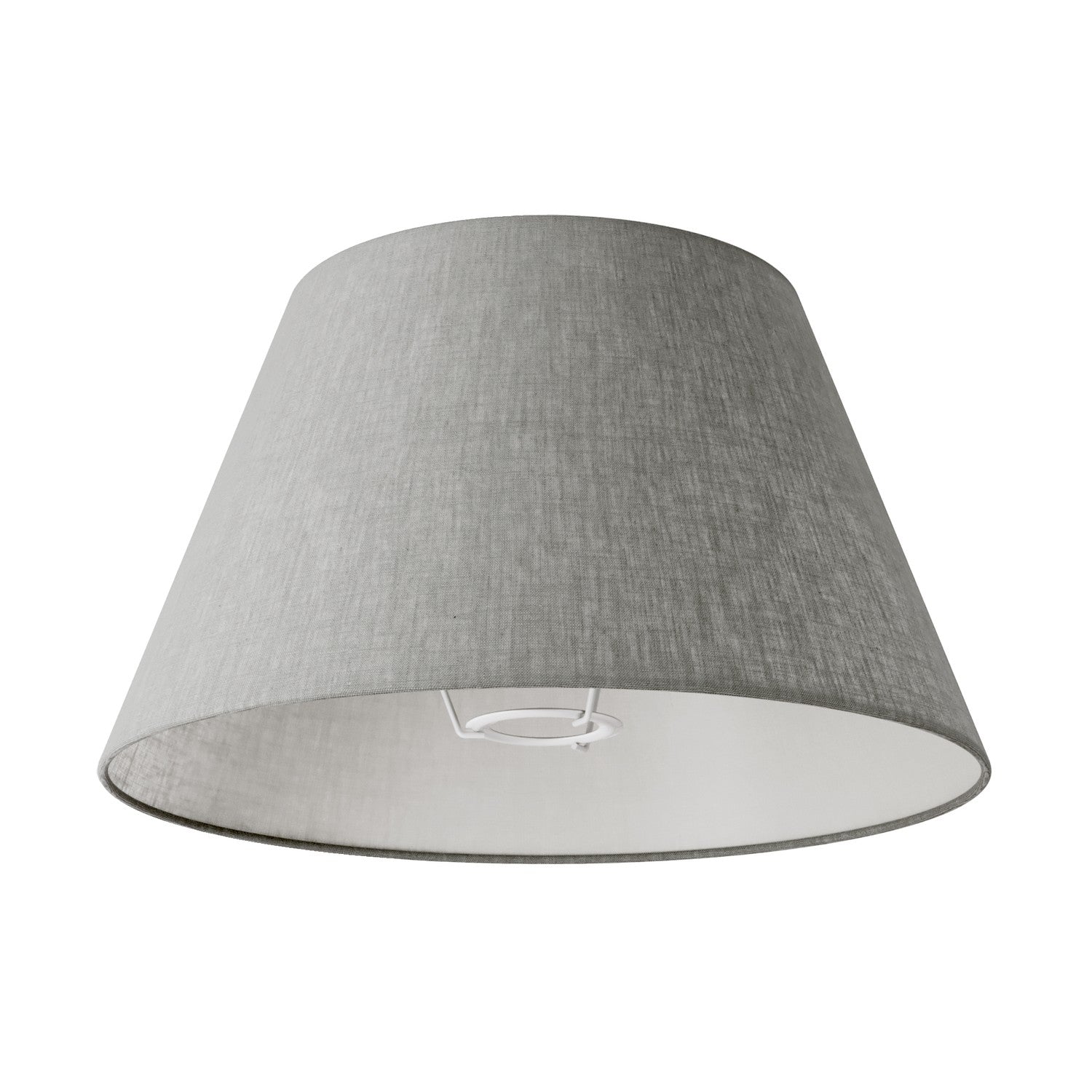Paralume Impero M in tessuto per lampada da terra con attacco E27 - Made in Italy - Camelot Grigio - Creative Cables