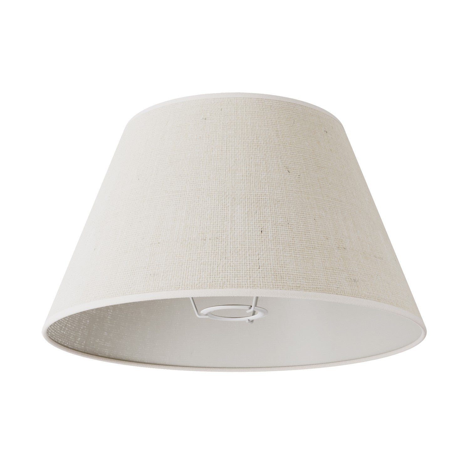 Paralume Impero M in tessuto per lampada da terra con attacco E27 - Made in Italy - Juta Chiara - Creative Cables