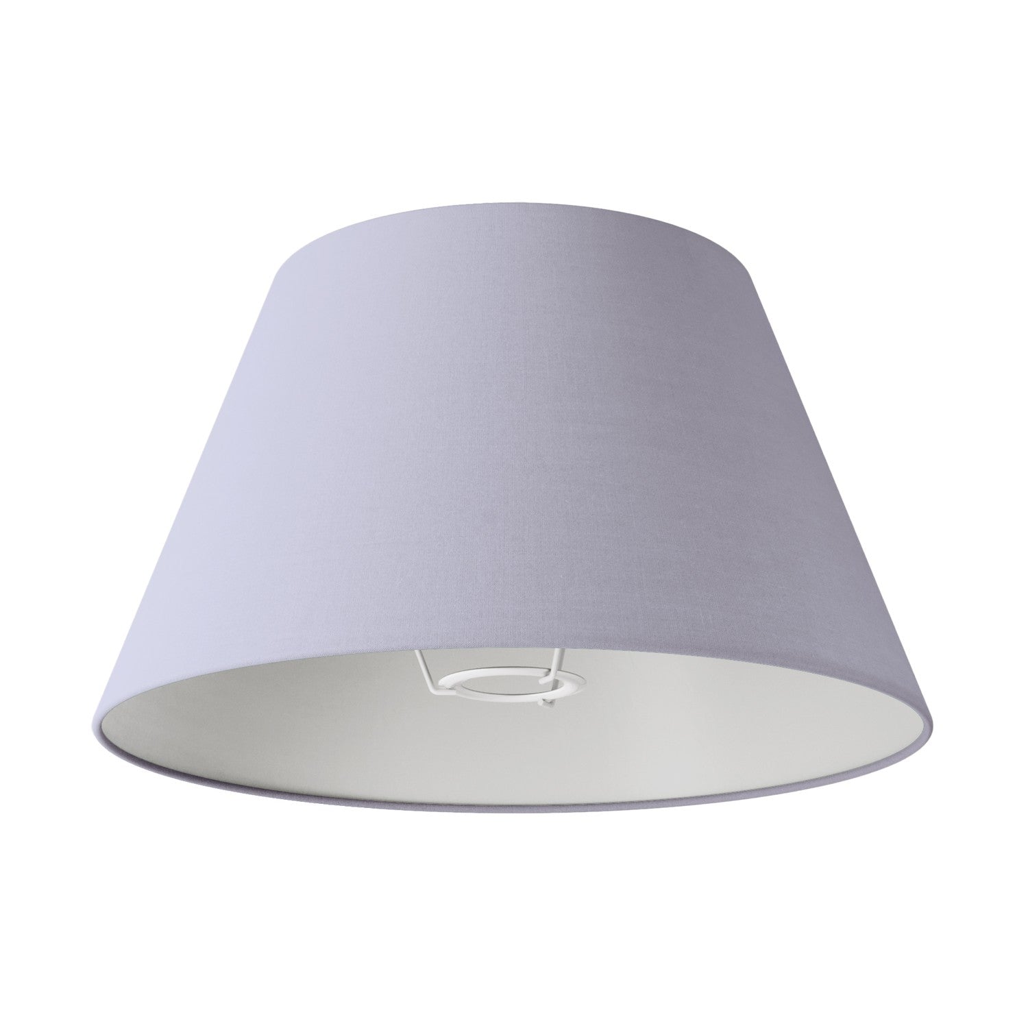 Paralume Impero M in tessuto per lampada da terra con attacco E27 - Made in Italy - Teletta Lilla - Creative Cables