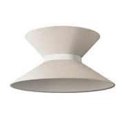 Paralume in tessuto Clessidra per lampada a sospensione - Lana Beige Lana sabbia