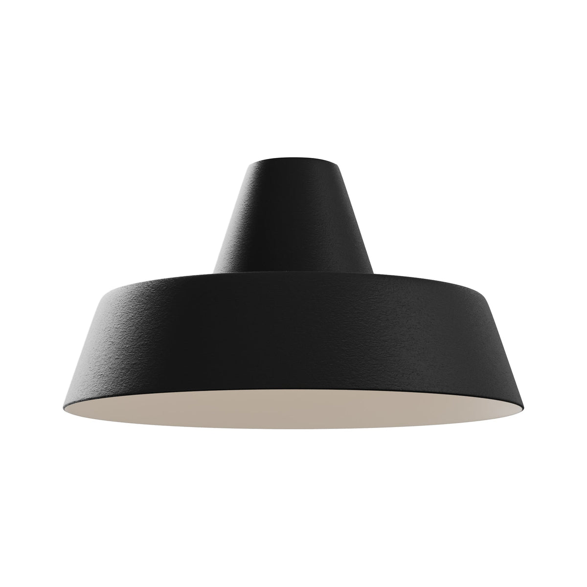 Paralume Industriale in ceramica per lampadario - Effetto lavagna / Bianco opaco