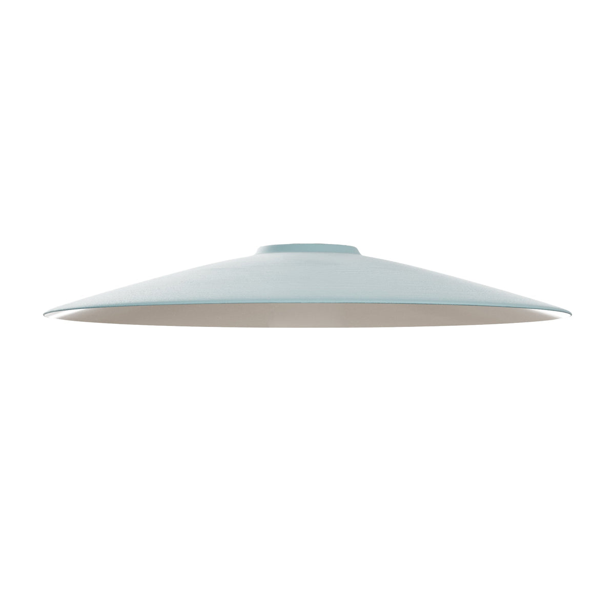 Paralume Piatto in ceramica per lampadario - Azzurro / Bianco
