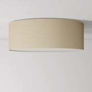 Plafoniera in tessuto Large Arenal tortora - Made in Italy