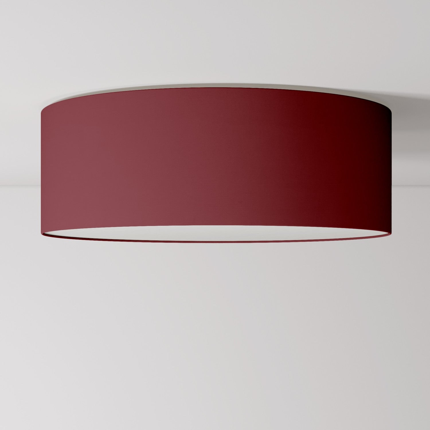 Plafoniera in tessuto Large - Made in Italy - Arenal Bordeaux