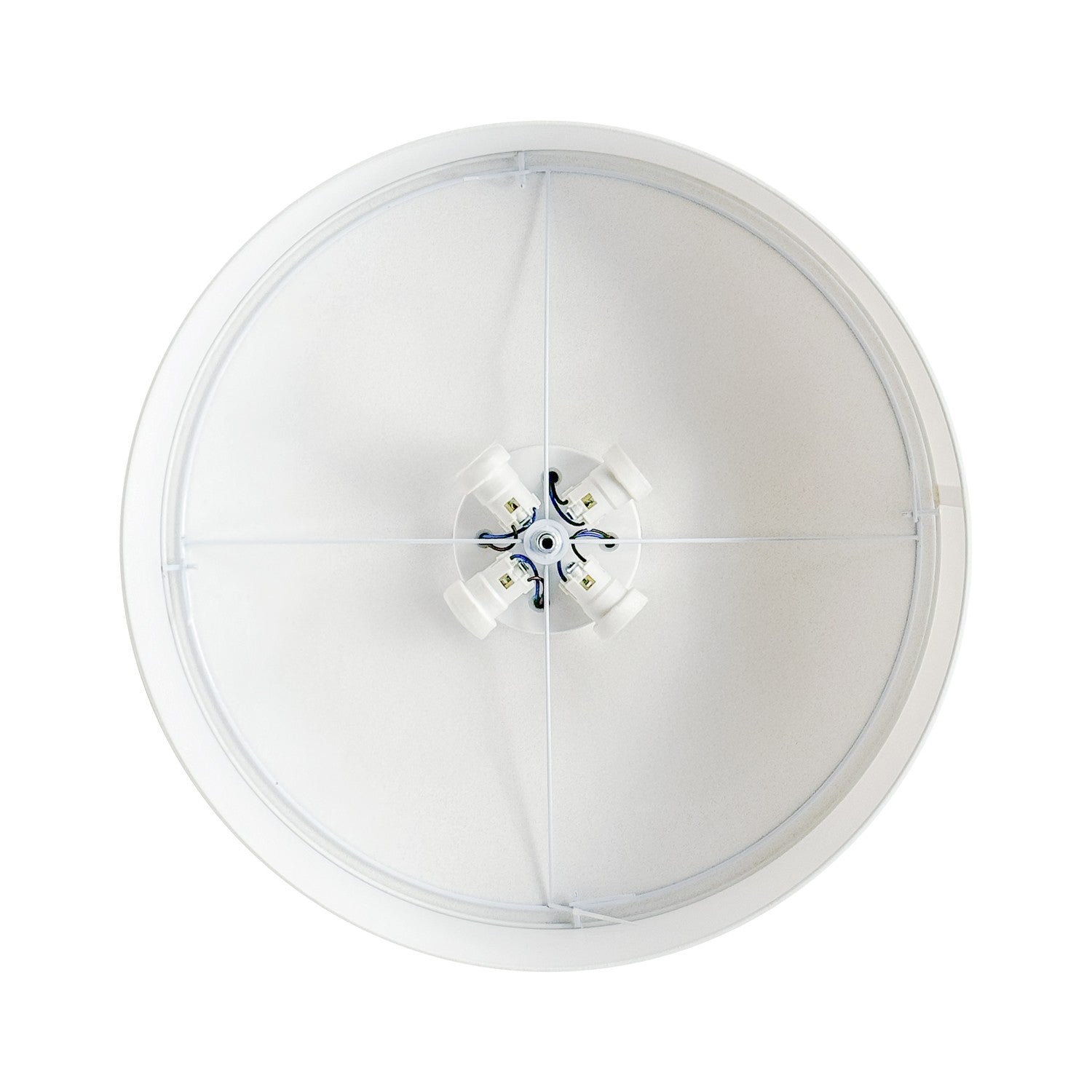Plafoniera in tessuto Large - Made in Italy - Lana Grigio Scuro