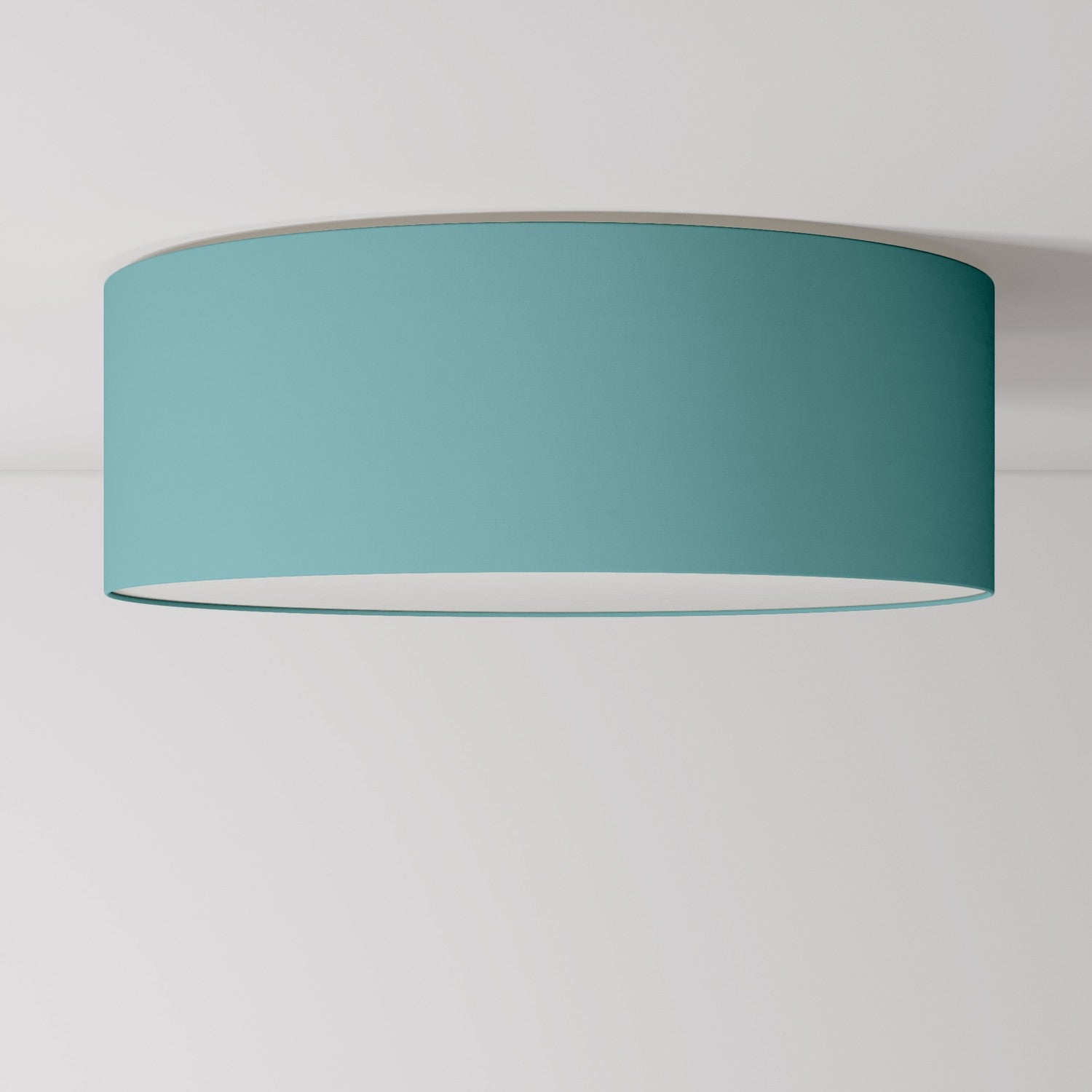 Plafoniera in tessuto Large - Made in Italy - Teletta Verde Dubbio